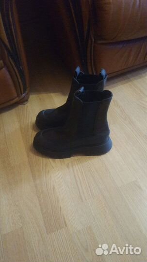 Ботинки толстой подошве кожа Тамарис 41 Португалия