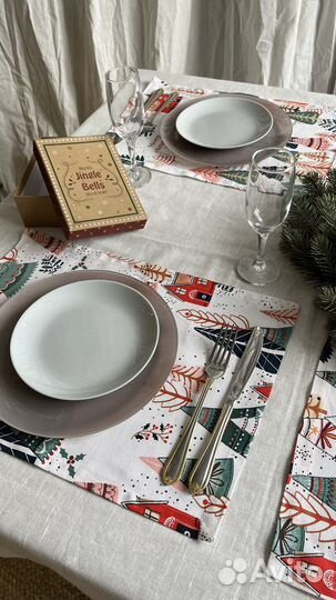 Салфетки из рогожки