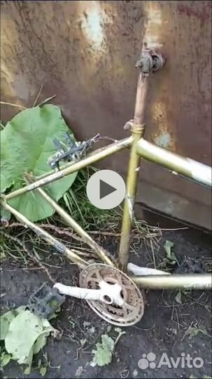 Старый велосипед СССР