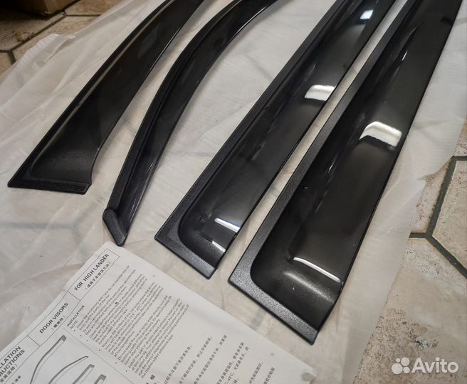 Дефлекторы окон Toyota Highlander 