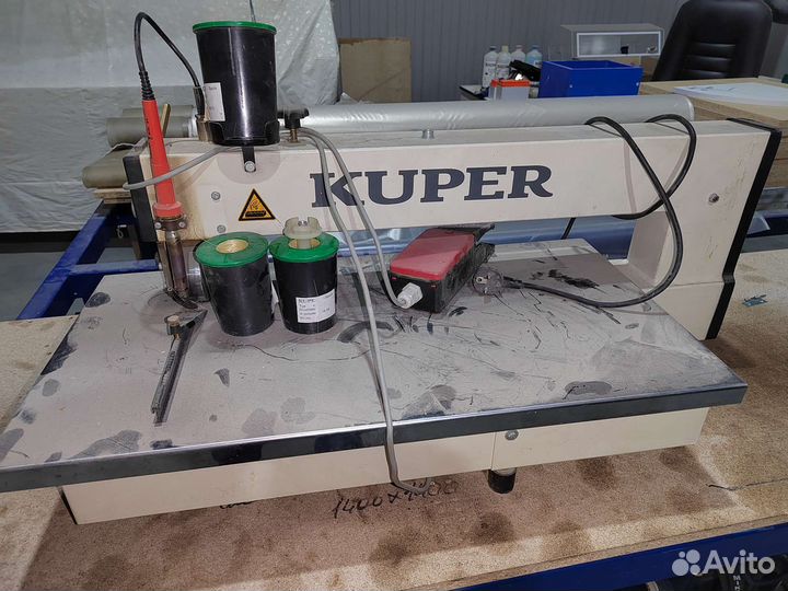 Ребросклеивающий станок для сшивки шпона kuper