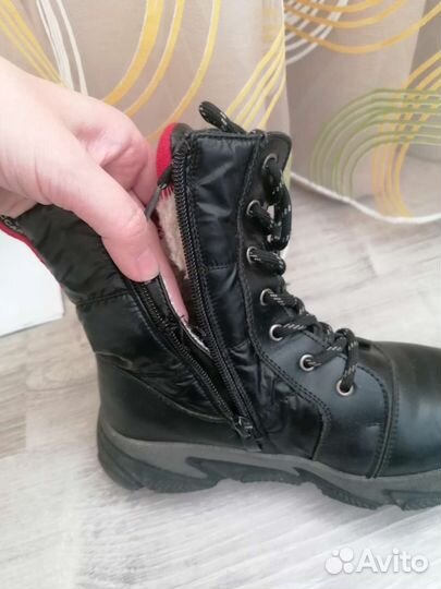 Зимние ботинки рр34 для девочки