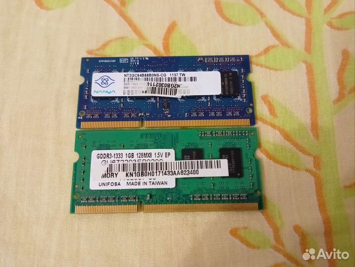 DDR4 4/8/16GB для ноутбука