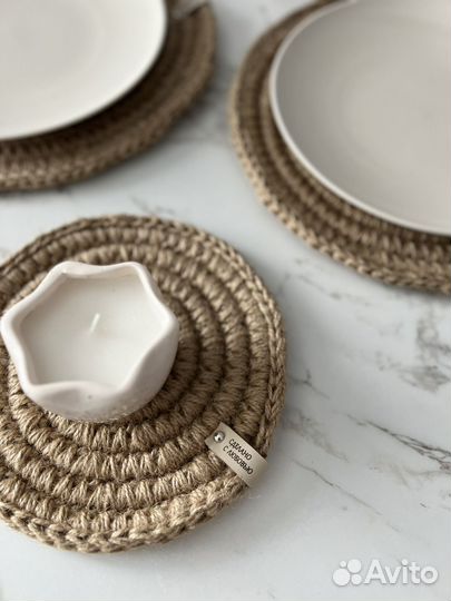 Салфетки из джута