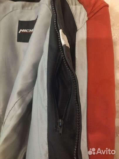 Мотокуртка кожаная michiru