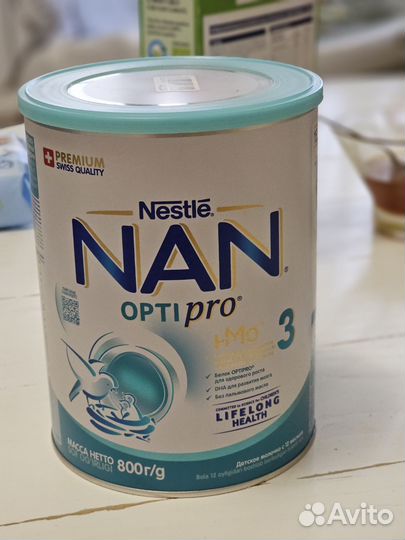 Детское питание смесь Nan