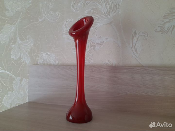 Ваза для цветов цветное стекло