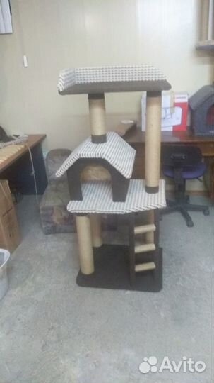 Когтеточка дом для кошек игровая зона хобби