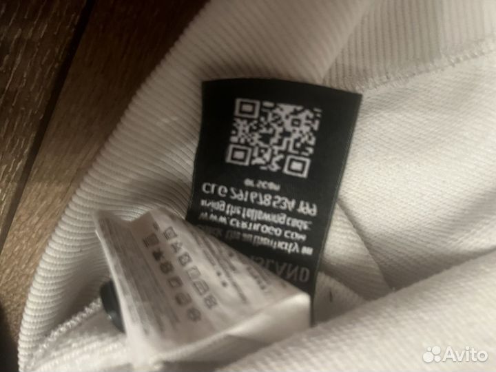 Зип худи stone island белая