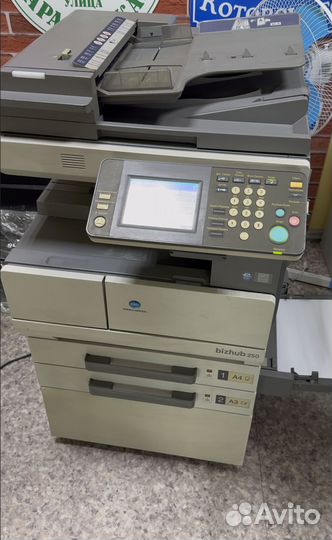 Мфу Konica Minolta 250 черно-белый копир принтер