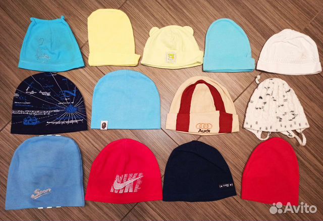 Шапки весна-лето-зима, шлем, кепка, бандана 0-9лет