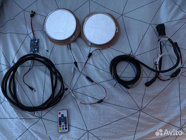 RGB фары с эффектом бесконечности ваз 2106