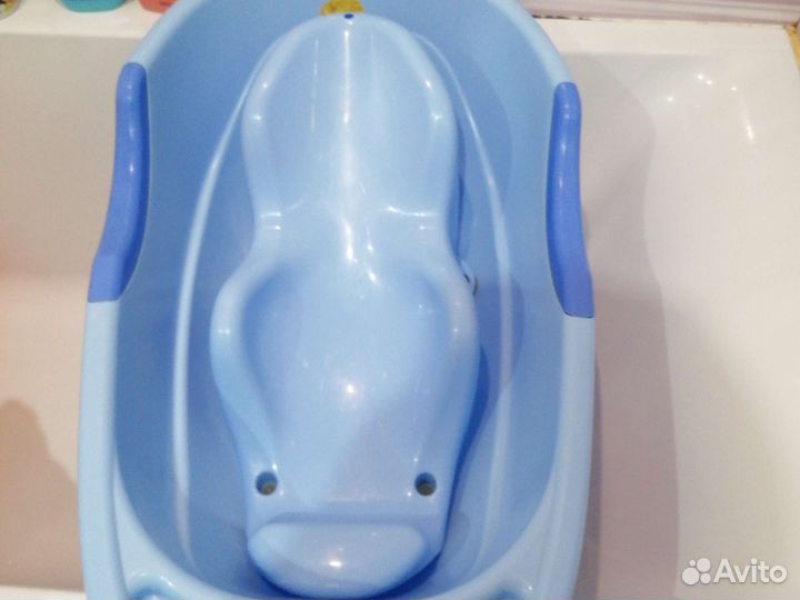 Ванночка для купания с горкой