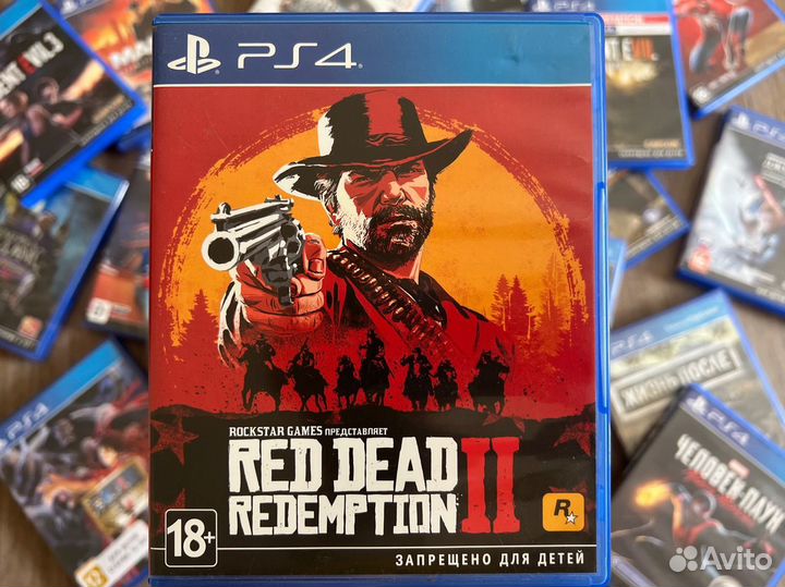 Диск Red Dead redemption 2 PS4