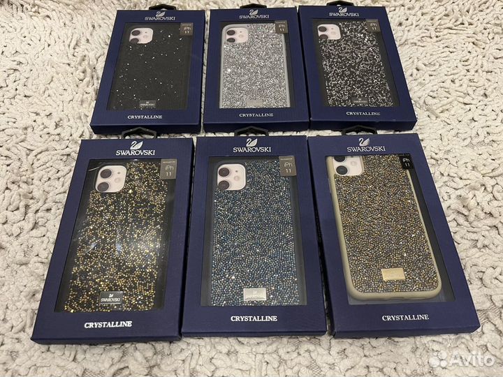 Чехол на iPhone XR и 11 swarovski (сваровски)