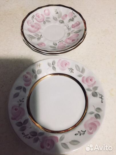 5 тарелок от сервиза Вербилки