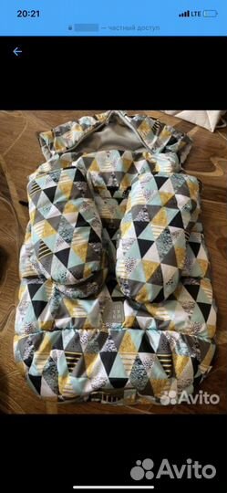 Продам зимний детский конверт