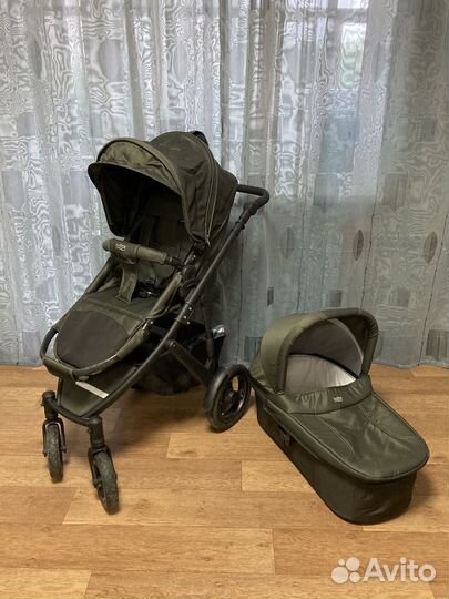 Коляска britax smile 2 в 1 с надувными колесами