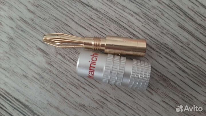 Штекер банан. Комплект 4 шт