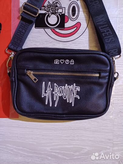 Сумка la routine кожа