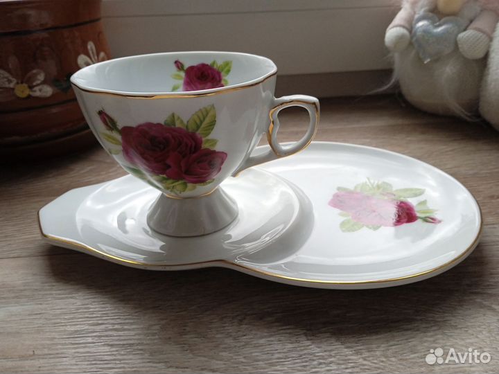 Подарочный набор чашка с блюдцем