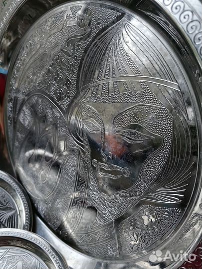 Десертный набор Каменный цветок СССР пищевой алюм