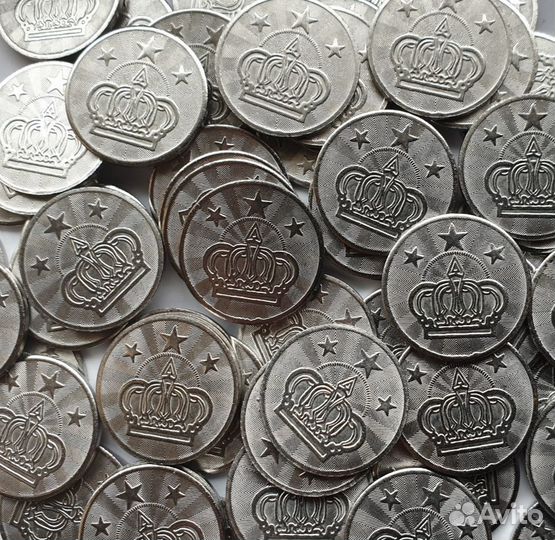 Жетоны для мойки, игровых автоматов, автомоек