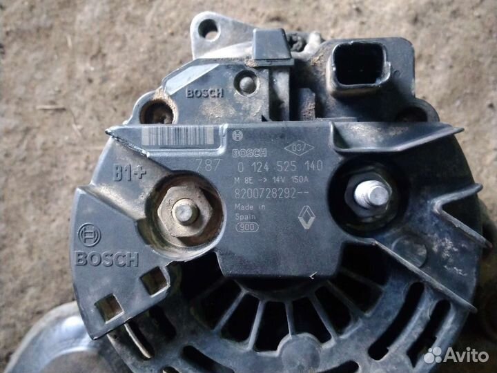 Генератор Renault Duster H4M 1.6 16V б/у 150А