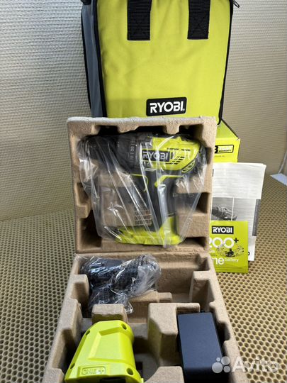 Новый шуруповерт ryobi R18DD3-115S