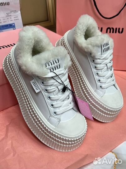 Кеды зимние Miu Miu