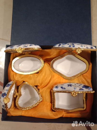 Фарфоровые шкатулки