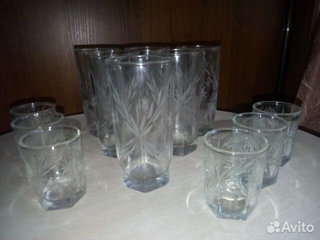Набор рюмок и фужерчиков