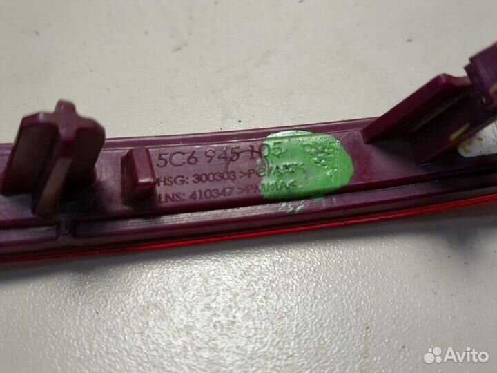 Катафот Volkswagen Jetta 6, 2012