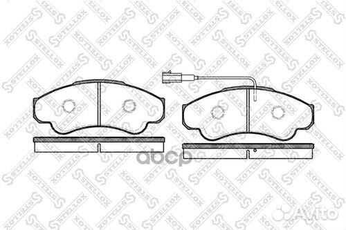 970 001B-SX колодки дисковые п. Peugeot Boxer