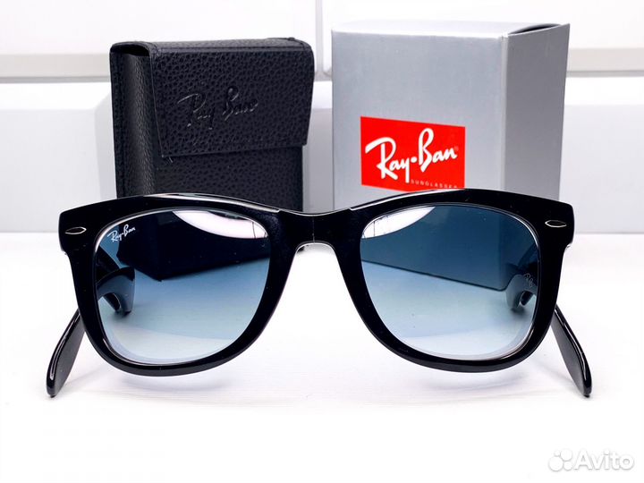 Очки Ray Ban Wayfarer Folding 4105 Голубые