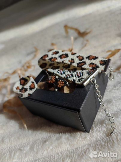 Браслет/кольцо/серьги из бисера