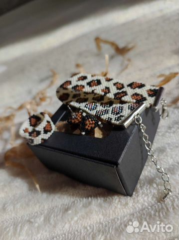 Браслет/кольцо/серьги из бисера