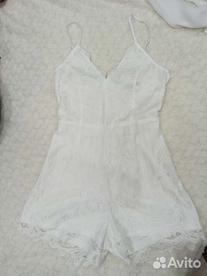 Комбинезон летний с шортами кружево