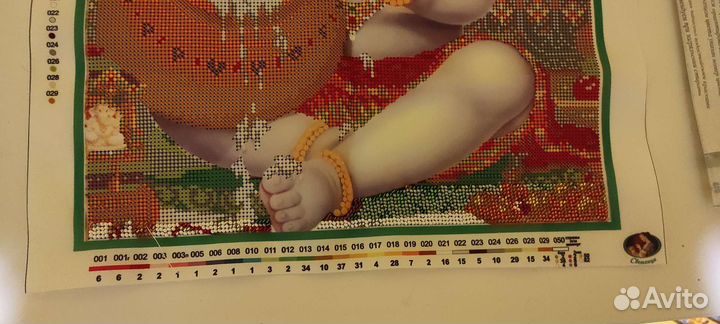 Набор для вышивания бисером Кришна