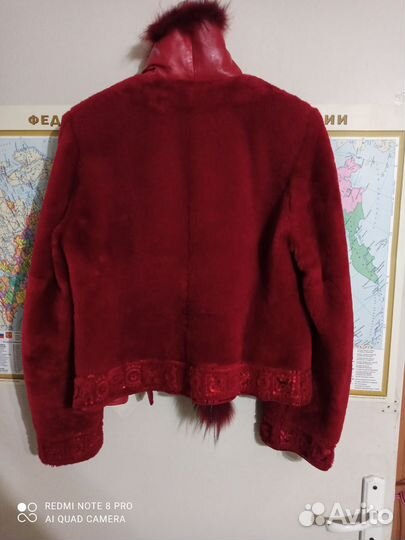 Полушубок из овчины женский