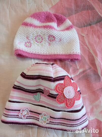 Шапки для девочки тёплые