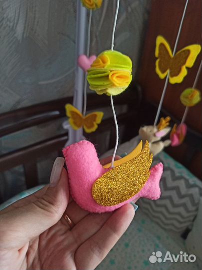 Мобиль на кроватку новый