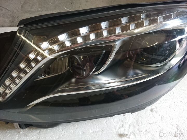 Фара левая full LED мерседес W222 S222 дорест