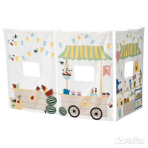 Kura Занавеска на кровать 205.061.45 с выкройкой I