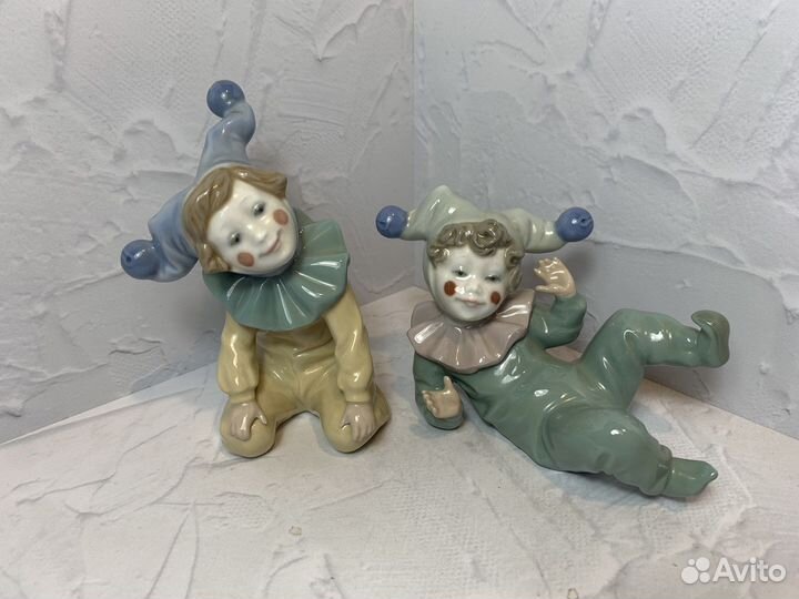 Фарфоровые фигурки клоунов, Испания