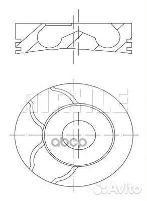 Поршень комплект renault 1.5dCi 76.5мм 022 01 0