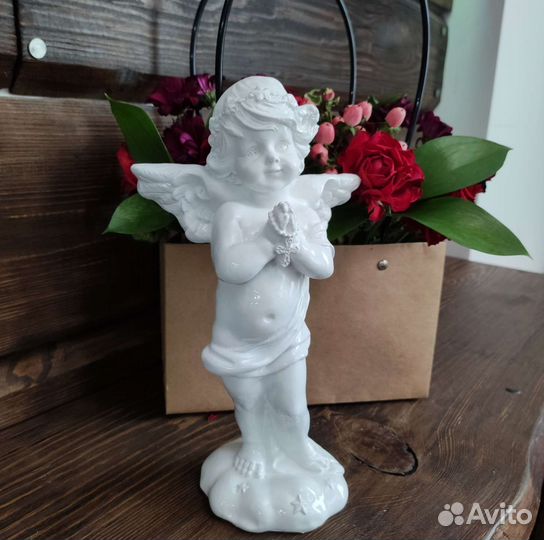 Статуэтки из гипса ангелочки