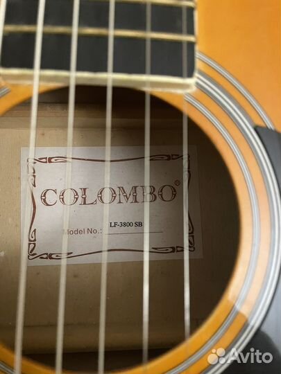 Гитара акустическая colombo lf-3800 sb