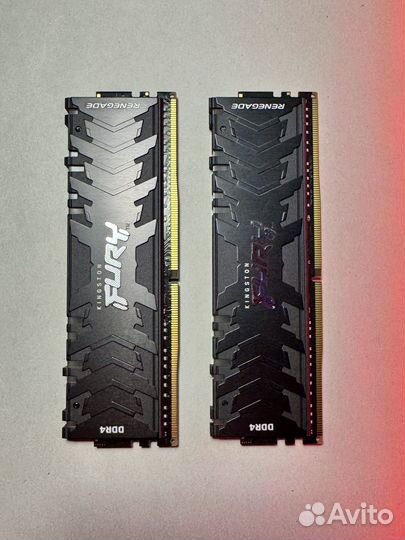 Оперативная память ddr4 kingston fury 3600 2x8gb