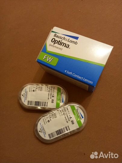 Линзы квартальные -4,0